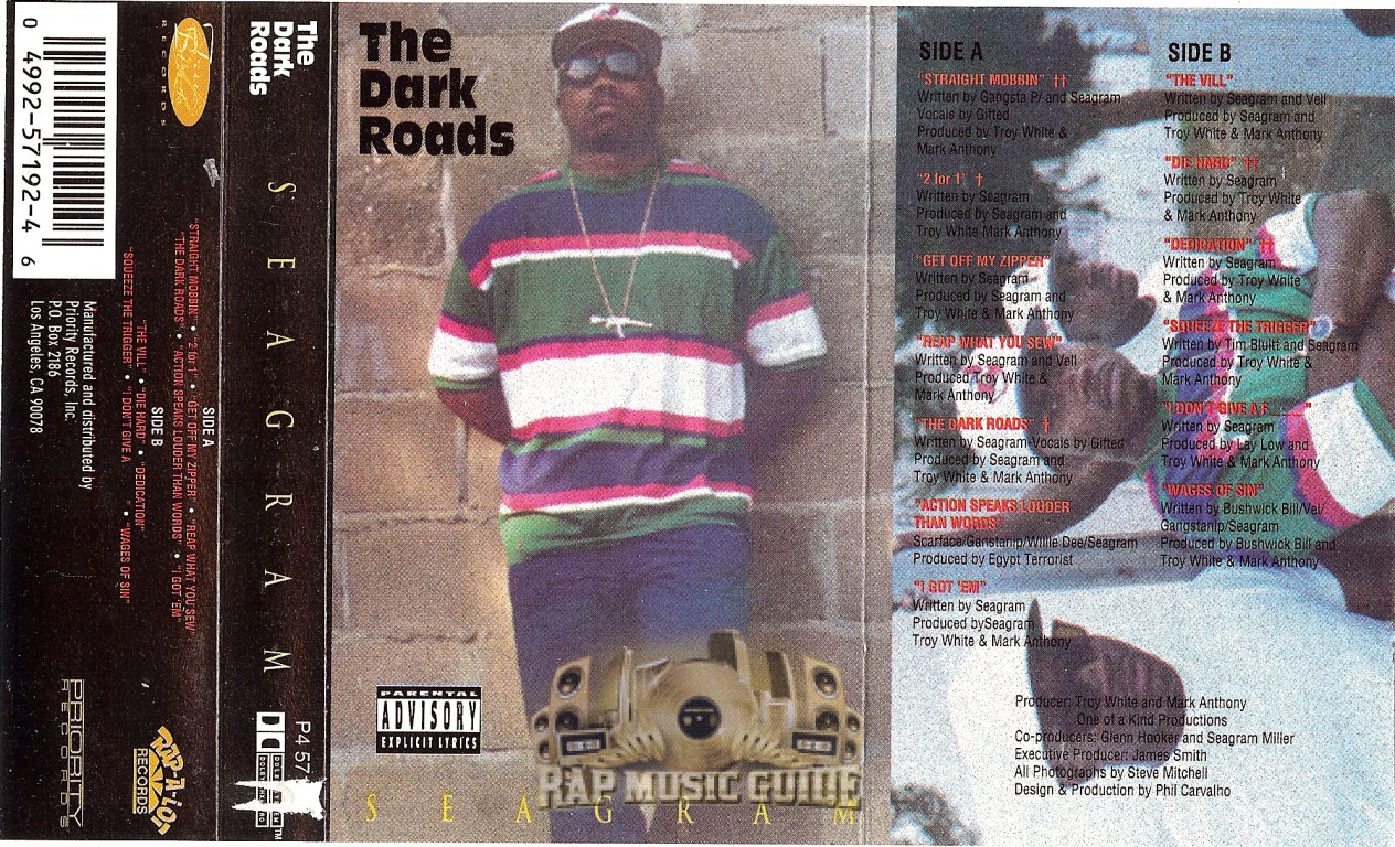 洋楽 Seagram The Dark Roads g-pap Seagram - The Dark Roads: CD | Rap Music Guide